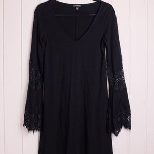 Express Jersey Fit & Flare Dress